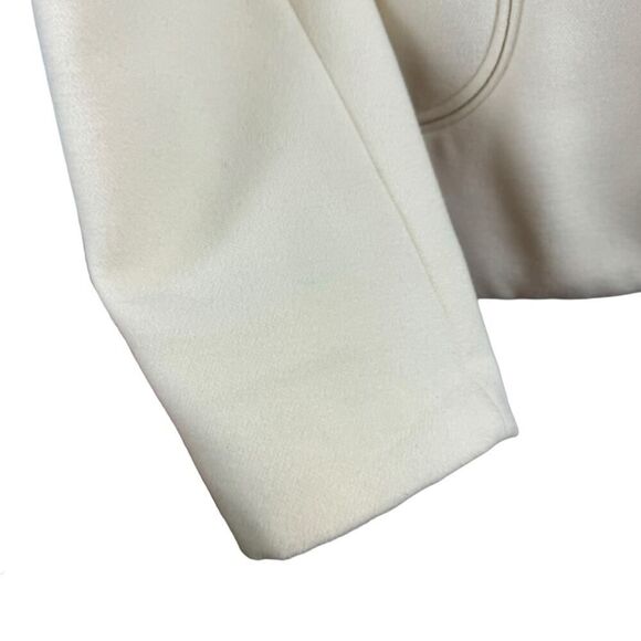 Chicos Mandarin Collar Blazer Jacket Size XL 16 Off White Lined Career Job - Picture 3 of 13